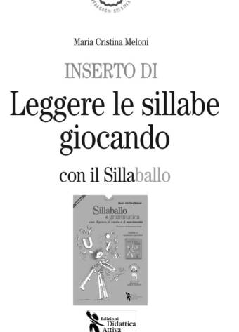 Fascicolo integrativo per Leggere le sillabe giocando